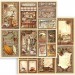 Набор бумаги для скрапбукинга Stamperia SBBL144 "COFFEE AND CHOCOLATE", 30,5х30,5 см